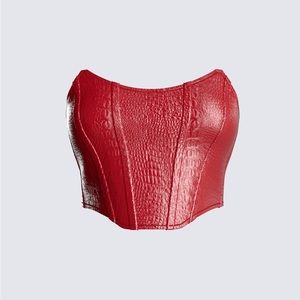 Red Corset Top